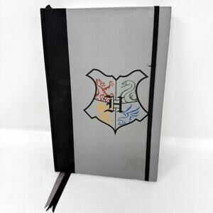 Universal Studios Harry Potter Hogwarts Alumni Journal Notebook Gray Crest